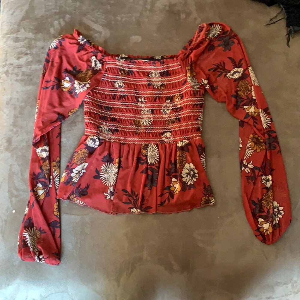 Floral shirt from Buckle. (Willow + Root)